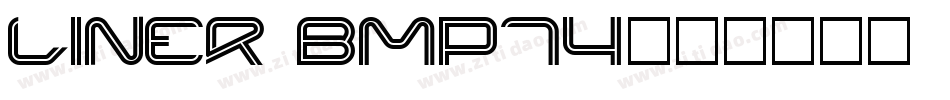 liner BMP14字体转换